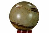 Polished Septarian Sphere - Madagascar #154118-1